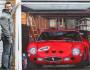Muita criatividade e o sonho de ter uma Ferrari; Britânico pinta réplica 3D na sua garagem